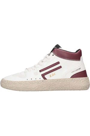Puraai Sneakers alte in pelle e tessuto