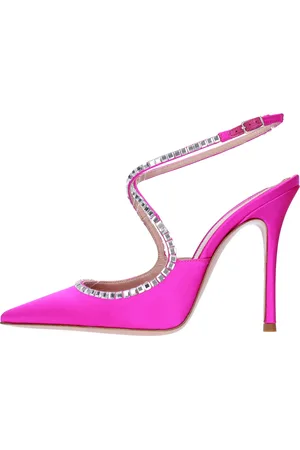 GEDEBE Décolleté slingback modello VIOLA in raso e strass