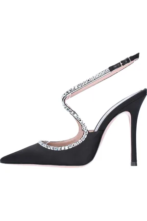 GEDEBE Décolleté slingback modello VIOLA in raso e strass
