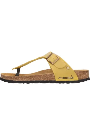 Cubanas Mules infradito in pelle