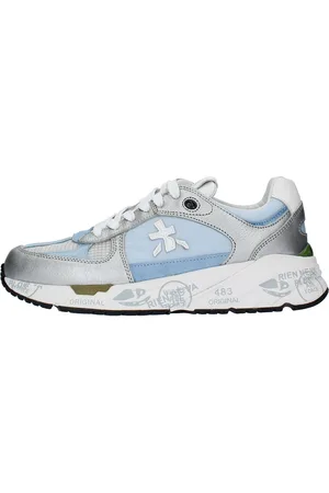 Premiata Sneakers in pelle, camoscio e tessuto