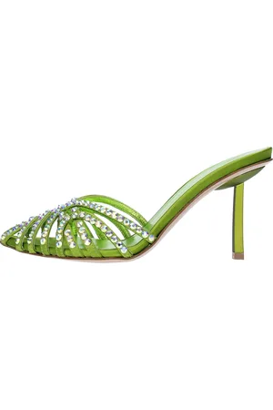 Lesilla Mules in raso e strass