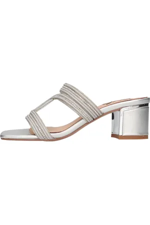 Exe Mules in ecopelle e strass