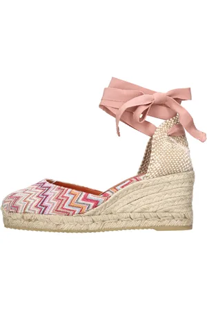Missoni Zeppe in tessuto zig zag e pelle