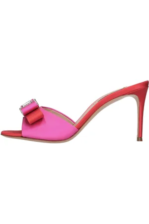 Casadei Mules modello JULIA in tessuto effetto seta