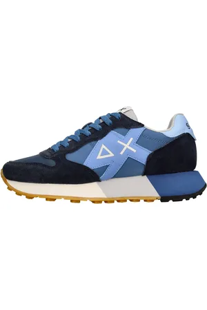 sun68 Sneakers modello Z35112 in pelle scamosciata e tessuto traspirante