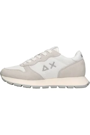sun68 Sneakers modello Z35203 in pelle scamosciata e tessuto traspirante glitterato