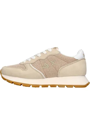 sun68 Sneakers modello Z35203 in pelle scamosciata e tessuto traspirante glitterato