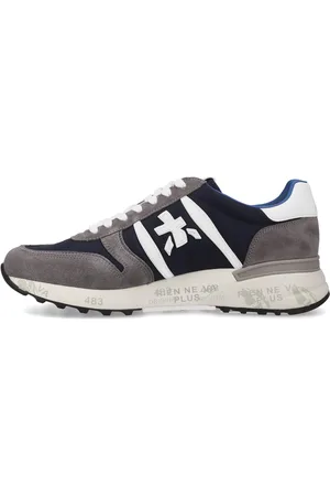 Premiata Sneakers in pelle scamosciata, tessuto e inserti in pelle