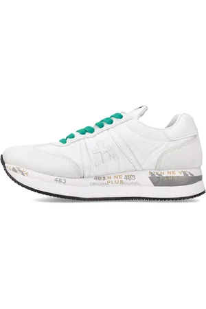 Premiata Sneakers in pelle scamosciata, tessuto e inserti in pelle