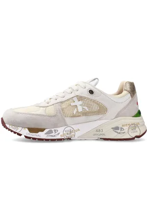 Premiata Sneakers in pelle scamosciata, tessuto e inserti in pelle