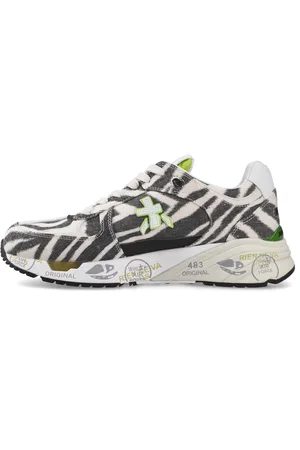 Premiata Sneakers tessuto e inserti in pelle