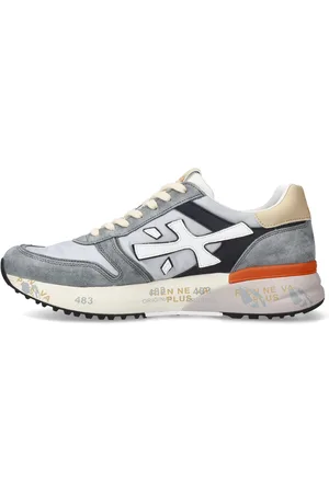 Premiata Sneakers in pelle scamosciata, tessuto e inserti in pelle