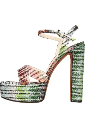 Missoni Sandali modello ANGELA in tessuto e paillettes