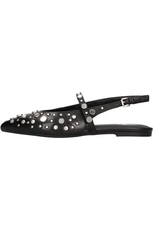 Ash Ballerine slingback modello BRENDA in pelle e borchie