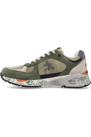 Premiata Sneakers in pelle scamosciata, tessuto e inserti in pelle