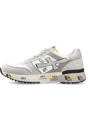 Premiata Sneakers in pelle scamosciata, tessuto e inserti in pelle