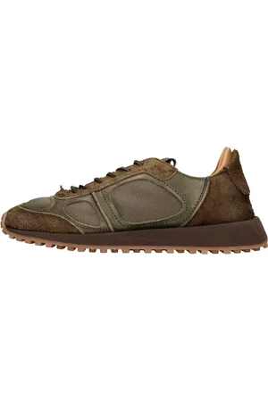 Buttero Sneakers in camoscio e tessuto