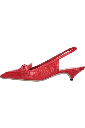 Nº21 Décolleté slingback in pelle