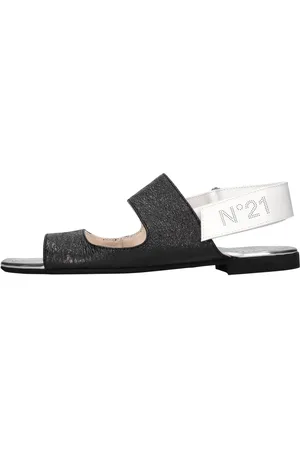Nº21 Sandali flat in ecopelle