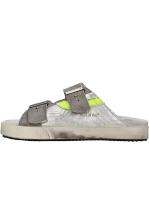 Hidnander Mules in pelle e camoscio