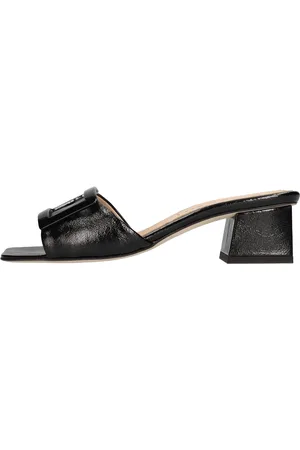 LORBAC Mules in pelle e vernice