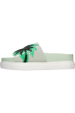 Nº21 Mules in pelle e plexi