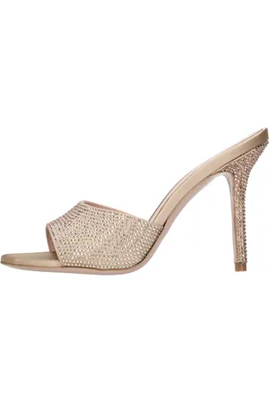 GEDEBE Mules modello GIGI in raso e pelle