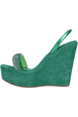 EDDICUOMO Sandali in ecopelle e strass