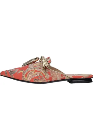 Fabi Sabot in pelle e tessuto