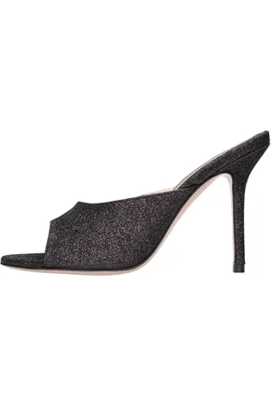 GEDEBE Mules modello EMILY in pelle e glitter