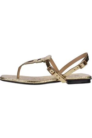 Fabi Sandali flat infradito in pelle