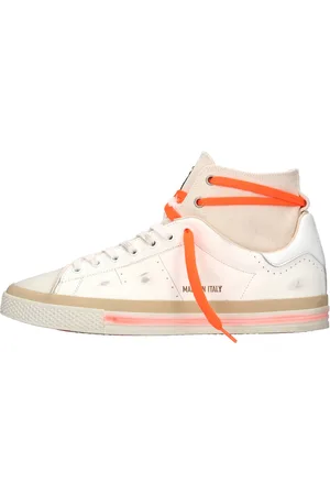 Hidnander Sneakers alte in pelle e tessuto