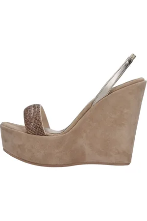 EDDICUOMO Sandali in ecopelle e strass