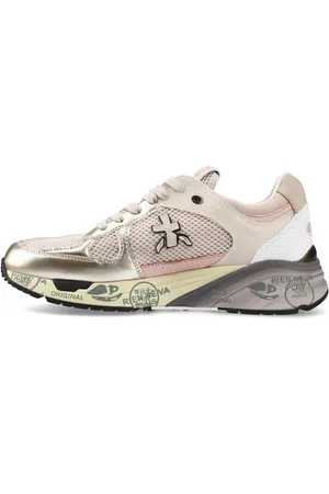 Premiata Sneakers in pelle e tessuto