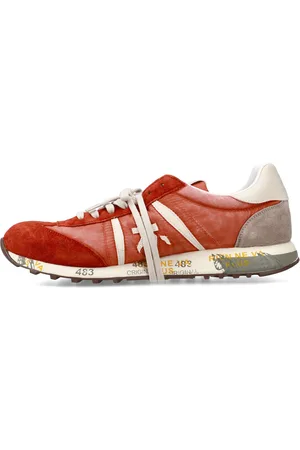 Premiata Sneakers in pelle scamosciata, tessuto e inserti in pelle