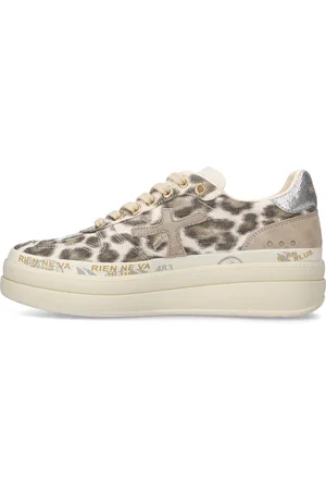 Premiata Sneakers in pelle scamosciata e tessuto