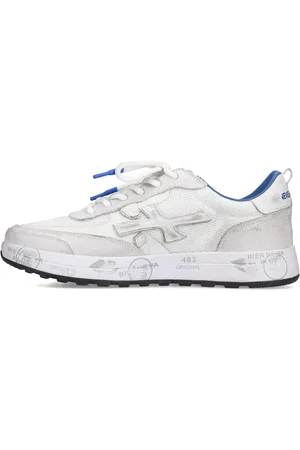 Premiata Sneakers in pelle scamosciata, tessuto e inserti in pelle