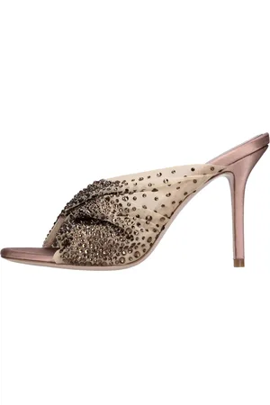 GEDEBE Mules Mariel Tulle in tessuto e strass