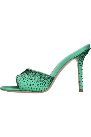 GEDEBE Mules Gigi 100 in raso e strass