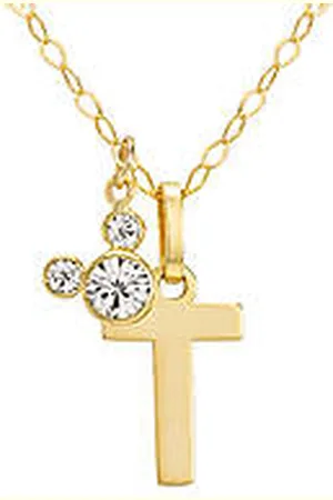 Disney Collana Bambino Gioiello Mickey Mouse Lettera T CG00000ZWLT-O.CS