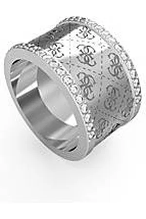 Guess Anello A Fascia Round Harmony Gioiello Donna JUBR01168JWRH52