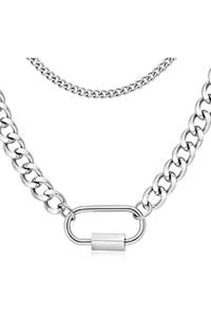 Travis Kane Collana Uomo Gioielli Lock TK-C066S