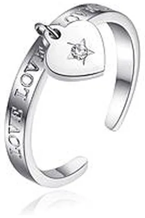 SAGAPO Anello Cristalli Gioiello Donna Click SCK148