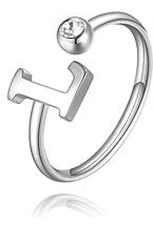 SAGAPO Anello Donna Gioiello Click Lettera L SCK183