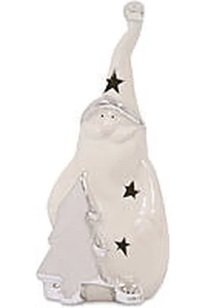 AD TREND Folletto Natalizio Natale Colore Bianco, Grigio/Argento 77971A