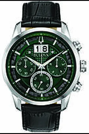 BULOVA Orologio Sutton Acciaio / Pelle 96B310
