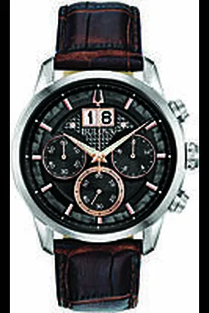 BULOVA Orologio Sutton Acciaio / Pelle 96B311