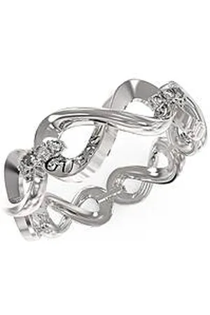 Guess Anello Cristalli Gioiello Donna Endless Dream JUBR03273JWRH58