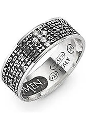 AMEN Anello Uomo Gioielli Padre Nostro ANPNBZB-34